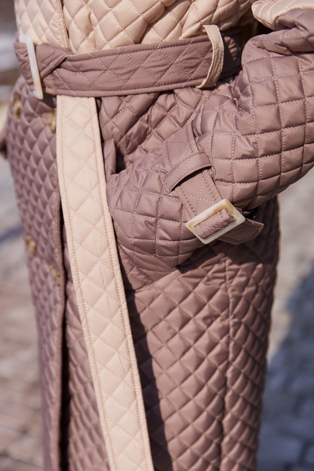 Демисезонный плащ Mila Nova ПВ-320 молоко+капучино — изображение 7