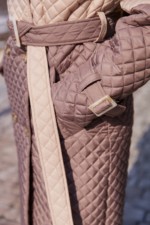 Демисезонный плащ Mila Nova ПВ-320 молоко+капучино — изображение 7