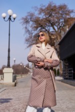 Демисезонный плащ Mila Nova ПВ-320 молоко+капучино