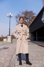 Демисезонное пальто Mila Nova ПВ-345молоко — изображение 5