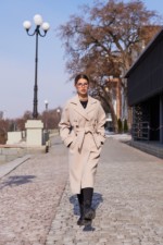 Демисезонное пальто Mila Nova ПВ-345молоко — изображение 3