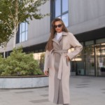 Демисезонное пальто Mila Nova ПВ-363 капучино