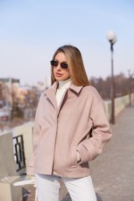 Демисезонное пальто Mila Nova  ПВ-377 капучино — изображение 4