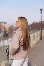 Демисезонное пальто Mila Nova  ПВ-377 капучино — изображение 6