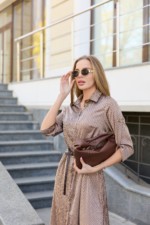 Летнее платье Mila Nova Ф-80 бежевый — изображение 3