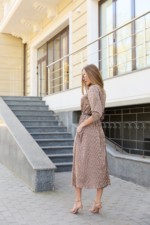 Летнее платье Mila Nova Ф-80 бежевый — изображение 4