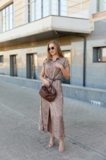 Летнее платье Mila Nova Ф-84 бежевый