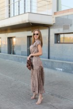 Летнее платье Mila Nova Ф-84 бежевый — изображение 7