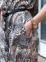 Летнее платье Mila Nova Ф-84 бежевый+черный — изображение 4