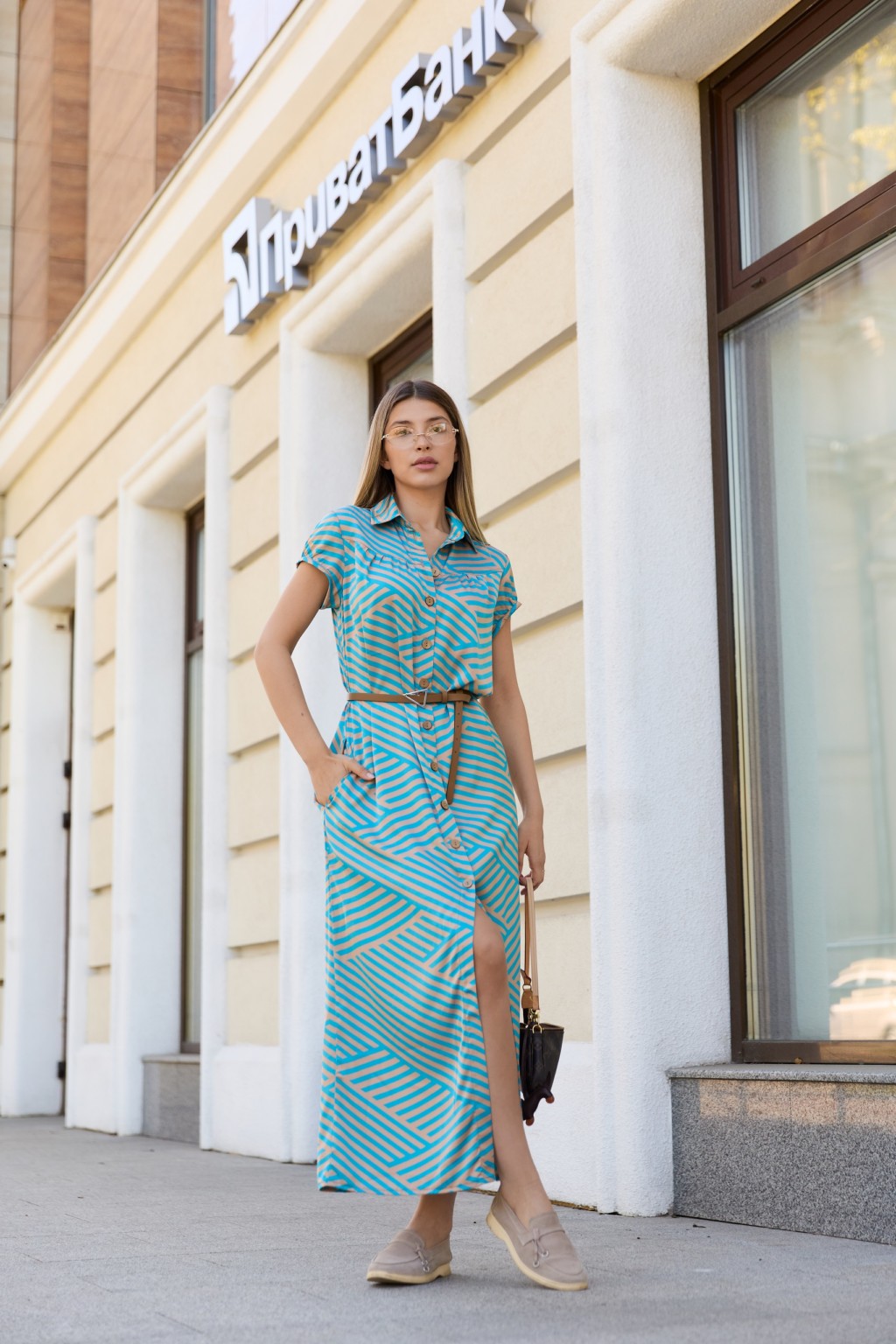 f-84biruza3 Летнее платье Mila Nova Ф-84 бирюза+бежевый — изображение 1