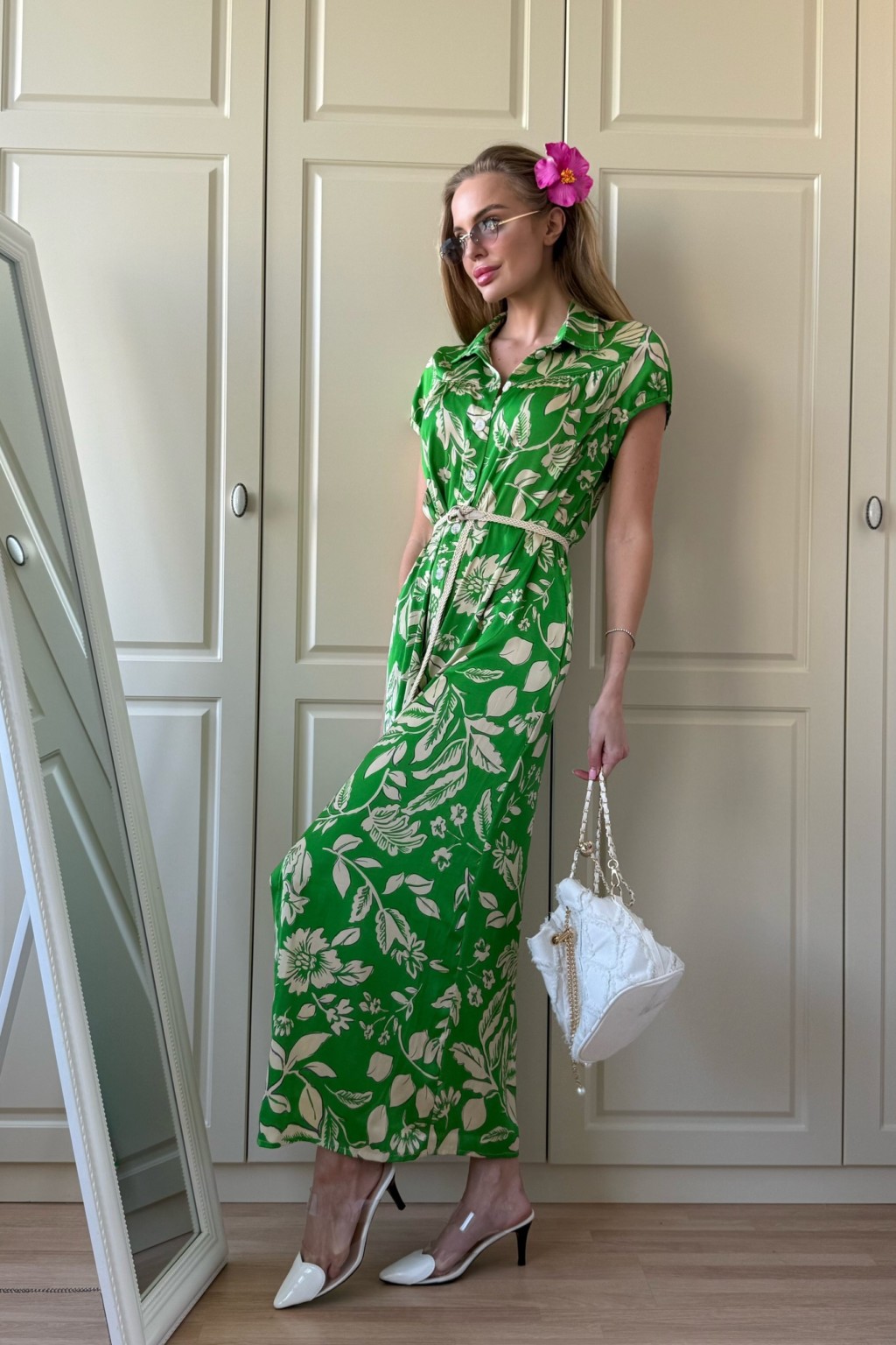 Летнее платье Mila Nova Ф-84 салатовый — изображение 4