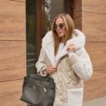 Зимняя куртка Mila Nova К-308  кап бежевый