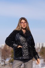 Демисезонная куртка Mila Nova К-308 черный