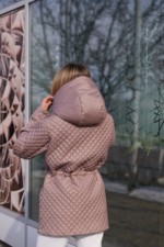 Демисезонная куртка Mila Nova К-316 капучино — изображение 8