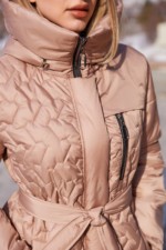 Демисезонная куртка Mila Nova К-320 капучино — изображение 8