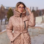 Демисезонная куртка Mila Nova К-320 капучино