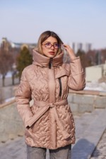 Демисезонная куртка Mila Nova К-320 капучино