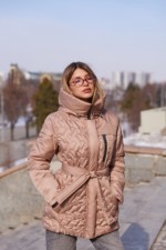 Демисезонная куртка Mila Nova К-320 капучино — изображение 2