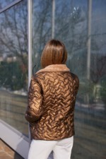 Демисезонная куртка Mila Nova  К-326 кемел — изображение 6