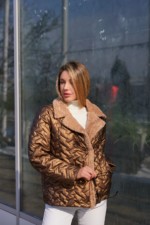 Демисезонная куртка Mila Nova  К-326 кемел — изображение 4