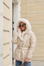 Зимняя куртка Mila Nova К-328 кап бежевый