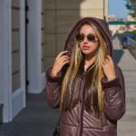 Зимняя куртка Mila Nova К-349 шоколад