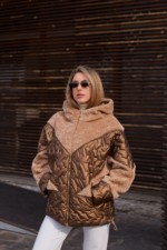 Демисезонная куртка Mila Nova К-357 кемел