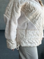 Демисезонная куртка Mila Nova К-357 молоко — изображение 10