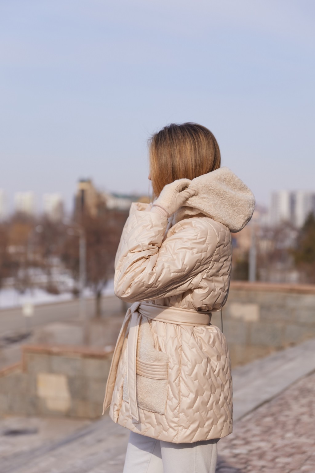 Демисезонная куртка Mila Nova К-363 молоко — изображение 6