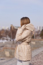 Демисезонная куртка Mila Nova К-363 молоко — изображение 6