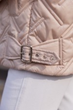Демисезонная куртка Mila Nova К-365 молоко+капучино — изображение 6