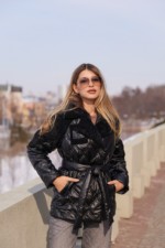 Демисезонная куртка Mila Nova К-366 черный