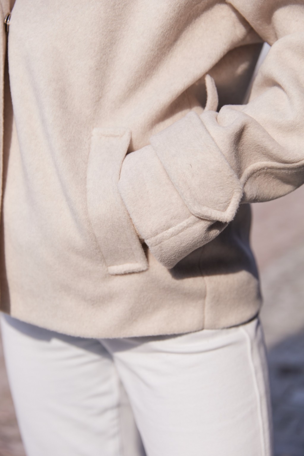 Демисезонное пальто Mila Nova  ПВ-377 молоко — изображение 8