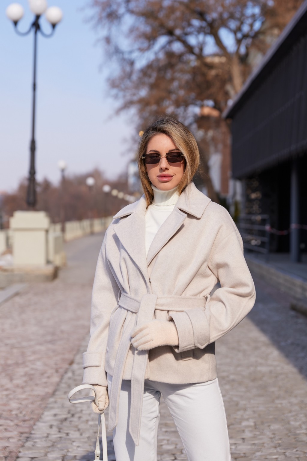 Демисезонное пальто Mila Nova  ПВ-377 молоко — изображение 2