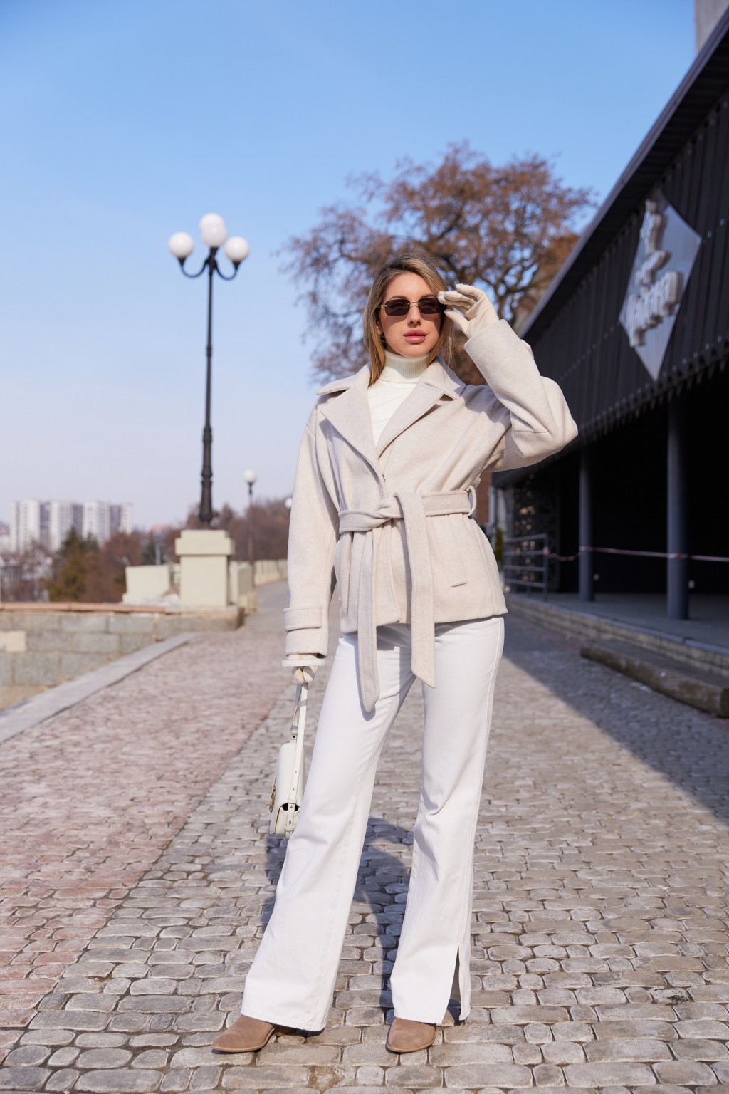 Демисезонное пальто Mila Nova  ПВ-377 молоко — изображение 5