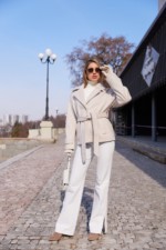 Демисезонное пальто Mila Nova  ПВ-377 молоко — изображение 5