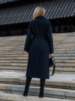 Демисезонное пальто Mila Nova ПВ-378 синий — изображение 5