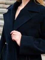 Демисезонное пальто Mila Nova ПВ-378 синий — изображение 7