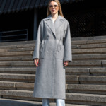 Демисезонное пальто Mila Nova ПВ-378 серый