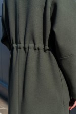 Демисезонное пальто Mila Nova ПВ-378 хаки — изображение 7