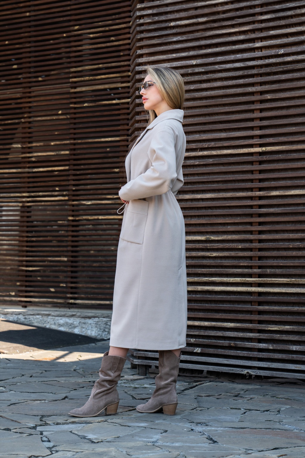 Демисезонное пальто Mila Nova ПВ-378 молоко — изображение 3