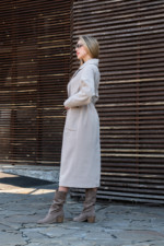 Демисезонное пальто Mila Nova ПВ-378 молоко — изображение 3