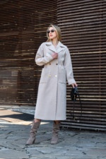 Демисезонное пальто Mila Nova ПВ-378 молоко — изображение 8