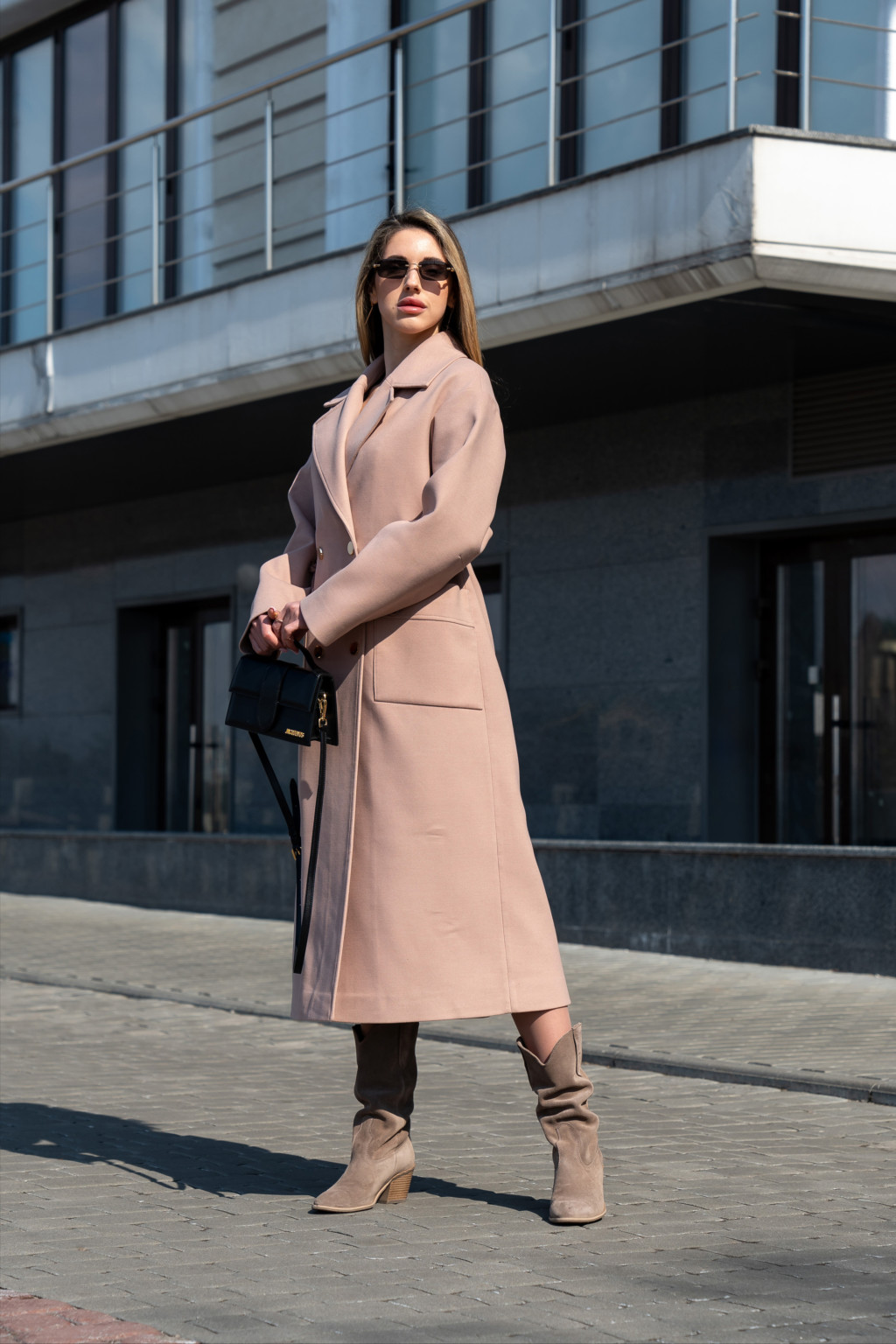 Демисезонное пальто Mila Nova ПВ-378 пудра — изображение 7