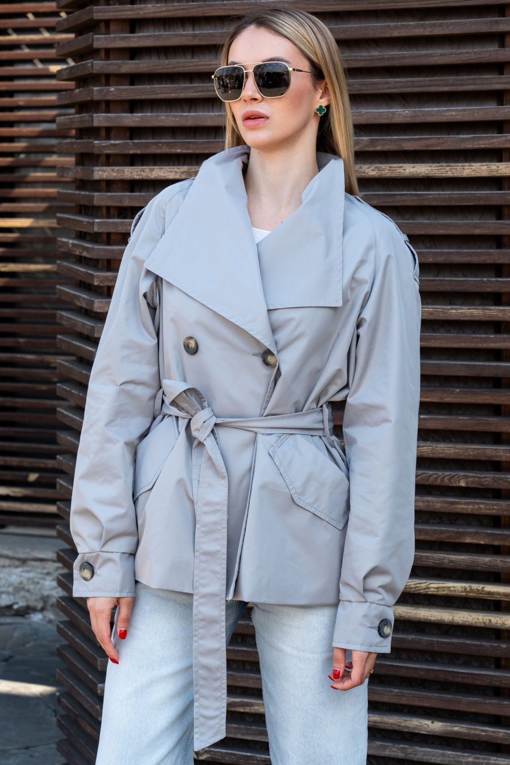 Жакет Mila Nova Q-104 серый — изображение 1