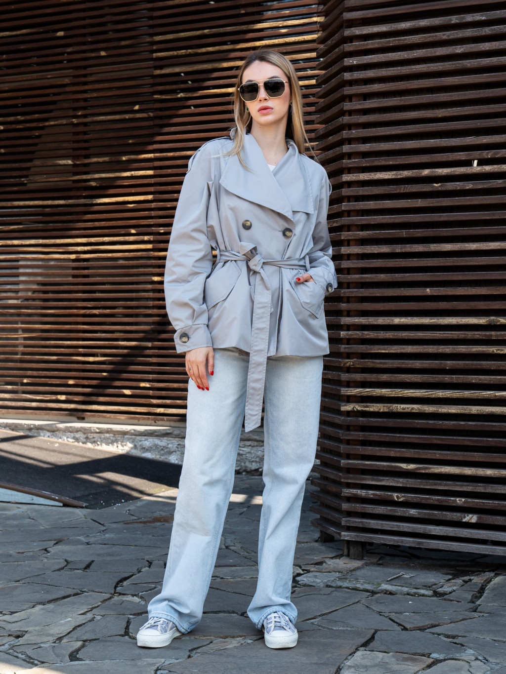 Жакет Mila Nova Q-104 серый — изображение 5