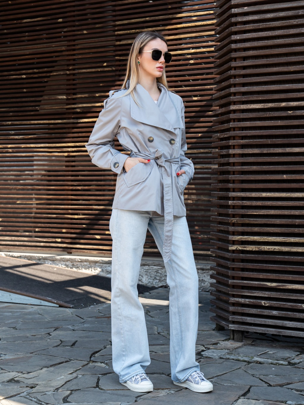 Жакет Mila Nova Q-104 серый — изображение 2