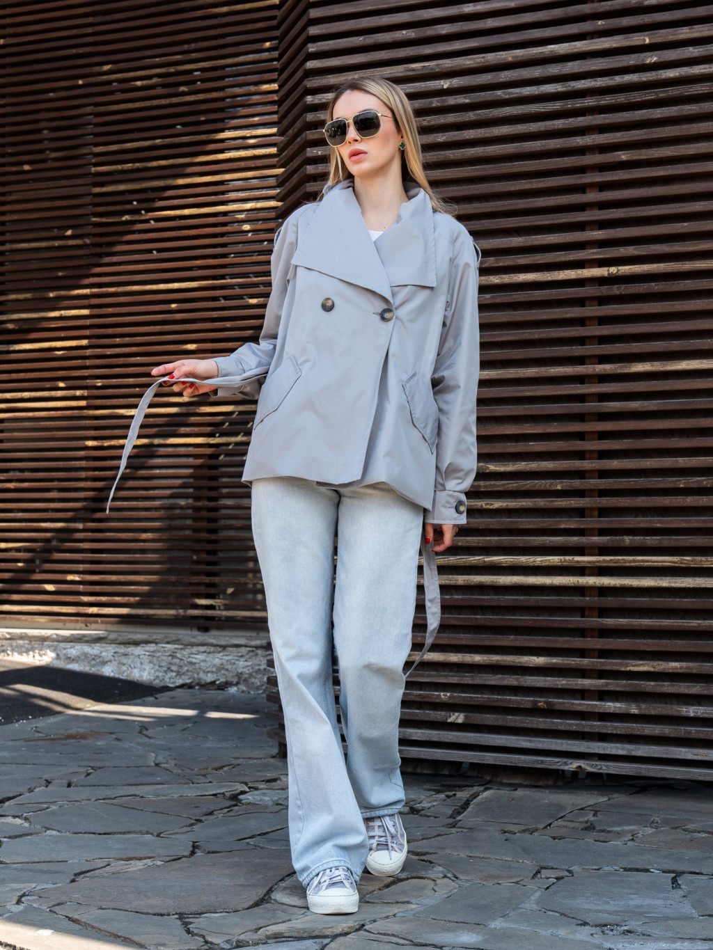 Жакет Mila Nova Q-104 серый — изображение 8