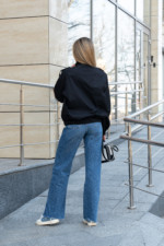 Демисезонный бомбер Mila Nova Q-105 черный — изображение 6