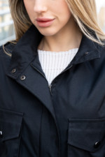 Демисезонный бомбер Mila Nova Q-105 черный — изображение 8